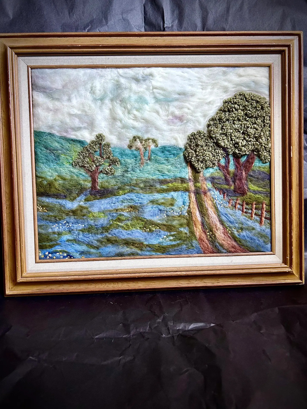Countryside Bonnets — Large Framed Landscape