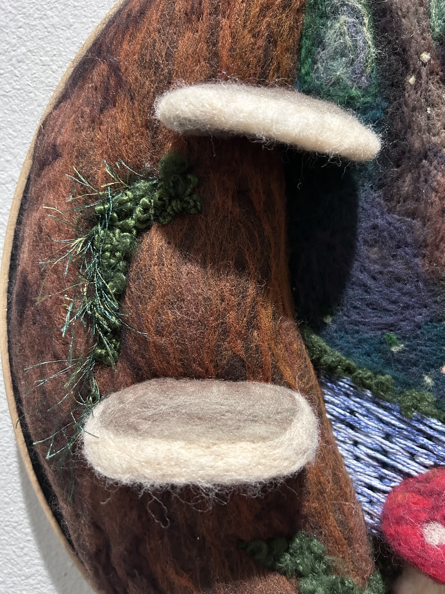 Hand-felted wool artwork by The Felted Fairy — Available