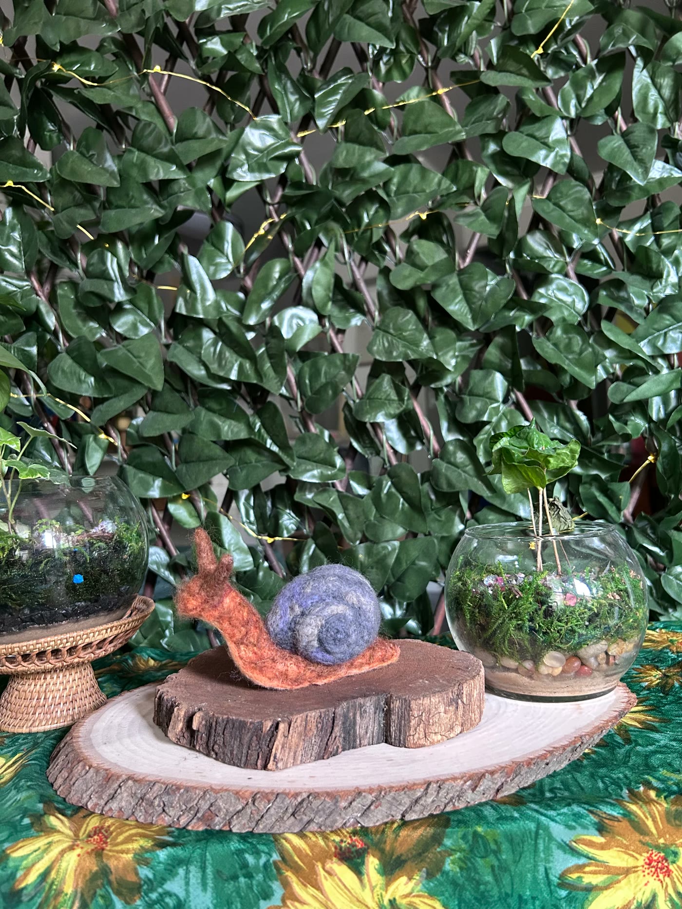 Hand-felted wool artwork by The Felted Fairy — Previously Sold