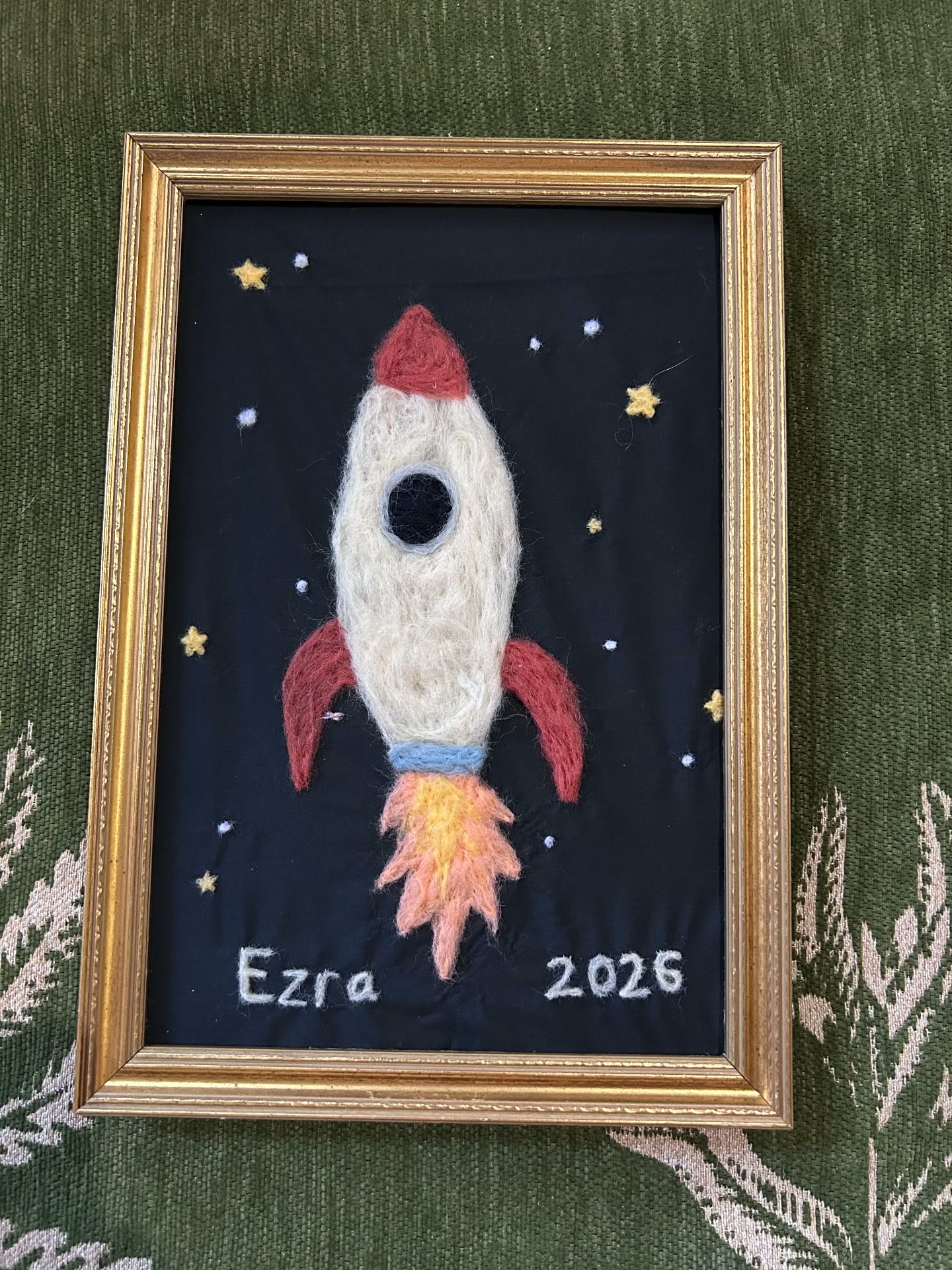 Hand-felted wool artwork by The Felted Fairy — Previously Sold