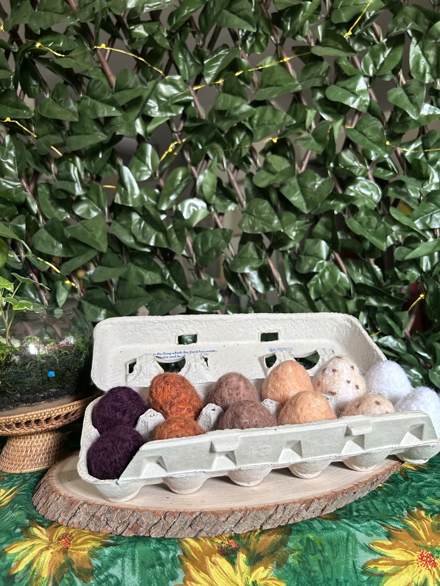 Hand-felted wool artwork by The Felted Fairy — Previously Sold